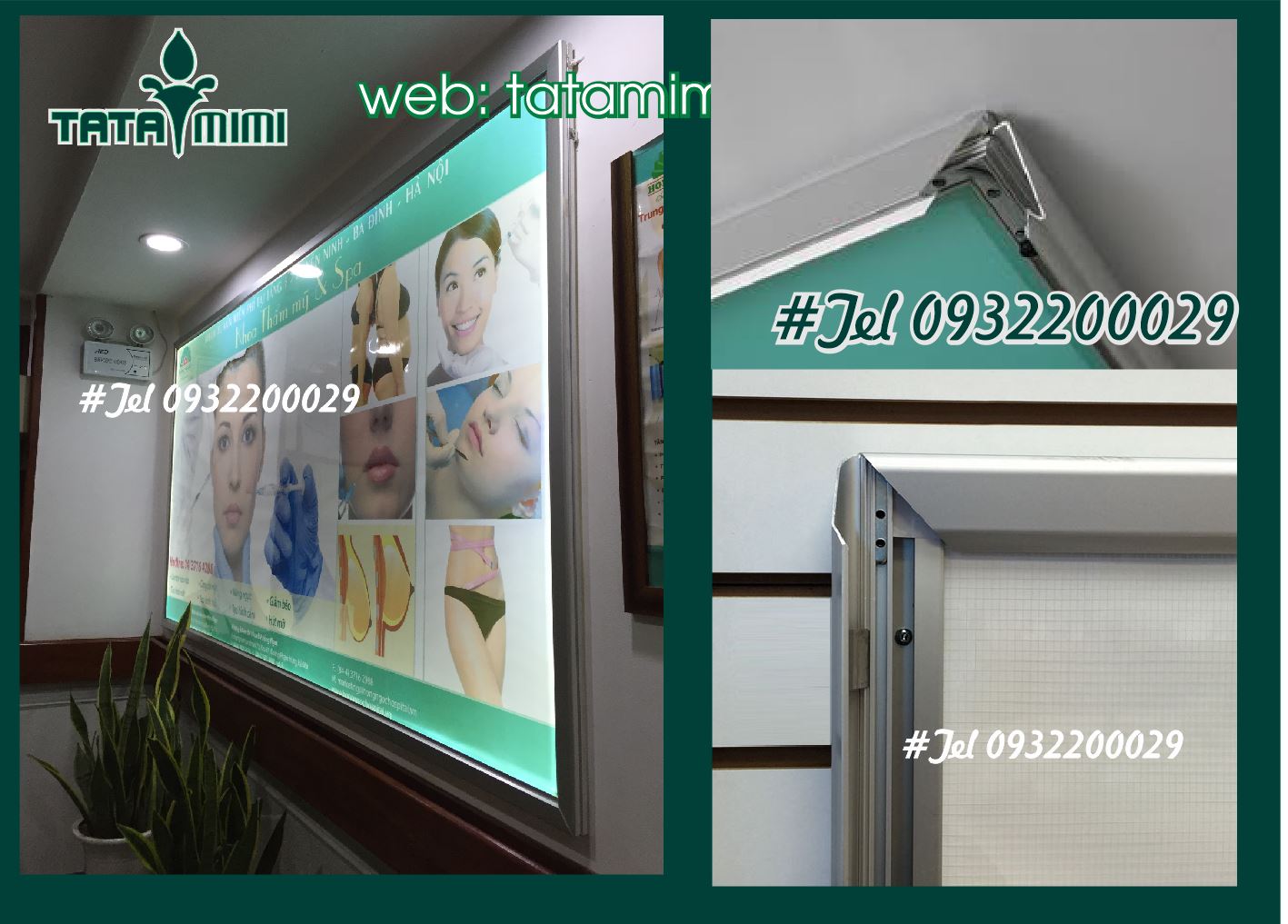 Khung mica theo yêu cầu – mẫu hòm phiếu có sẵn