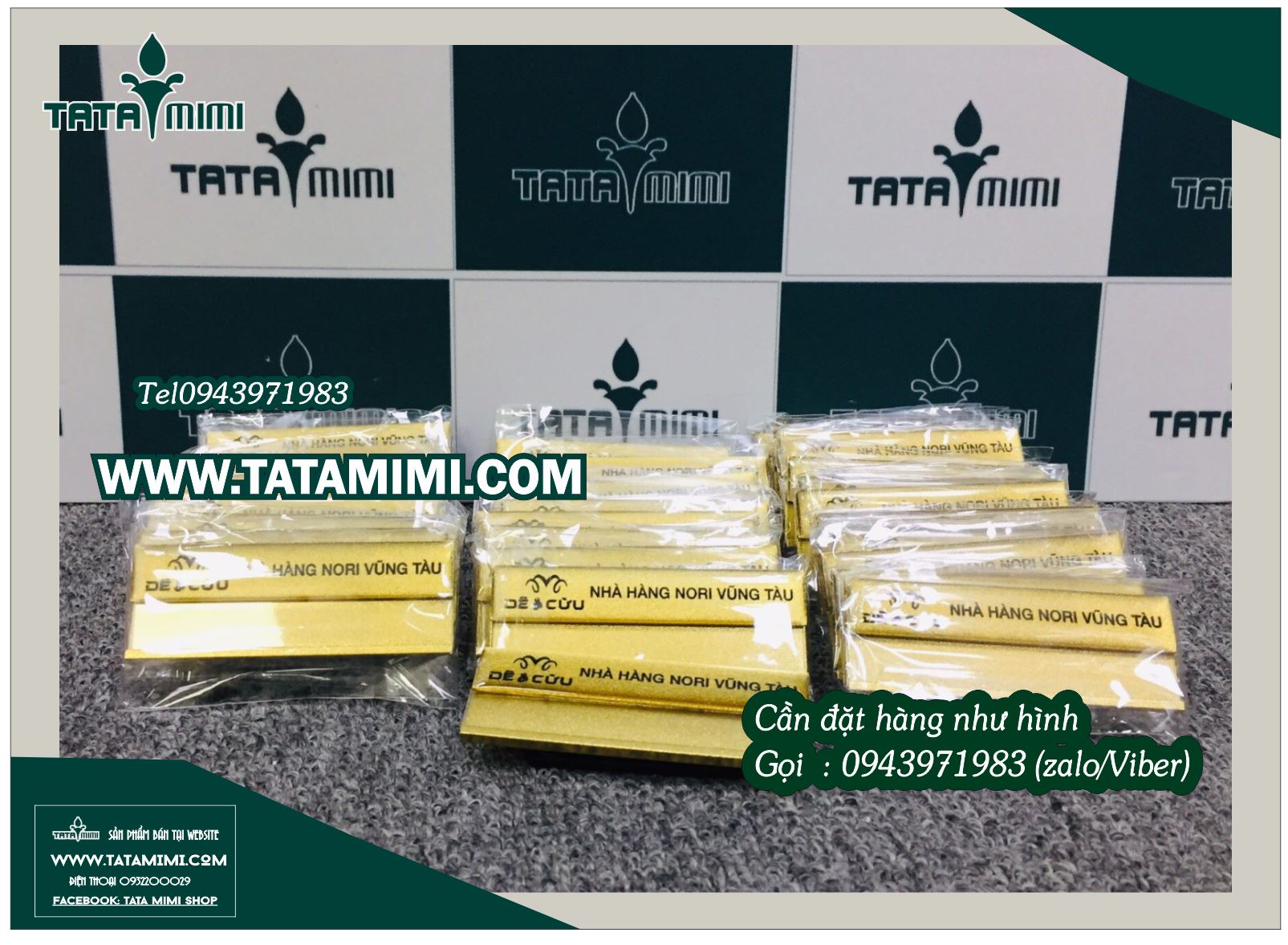 Thẻ tên nam châm cho chuỗi nhà hàng