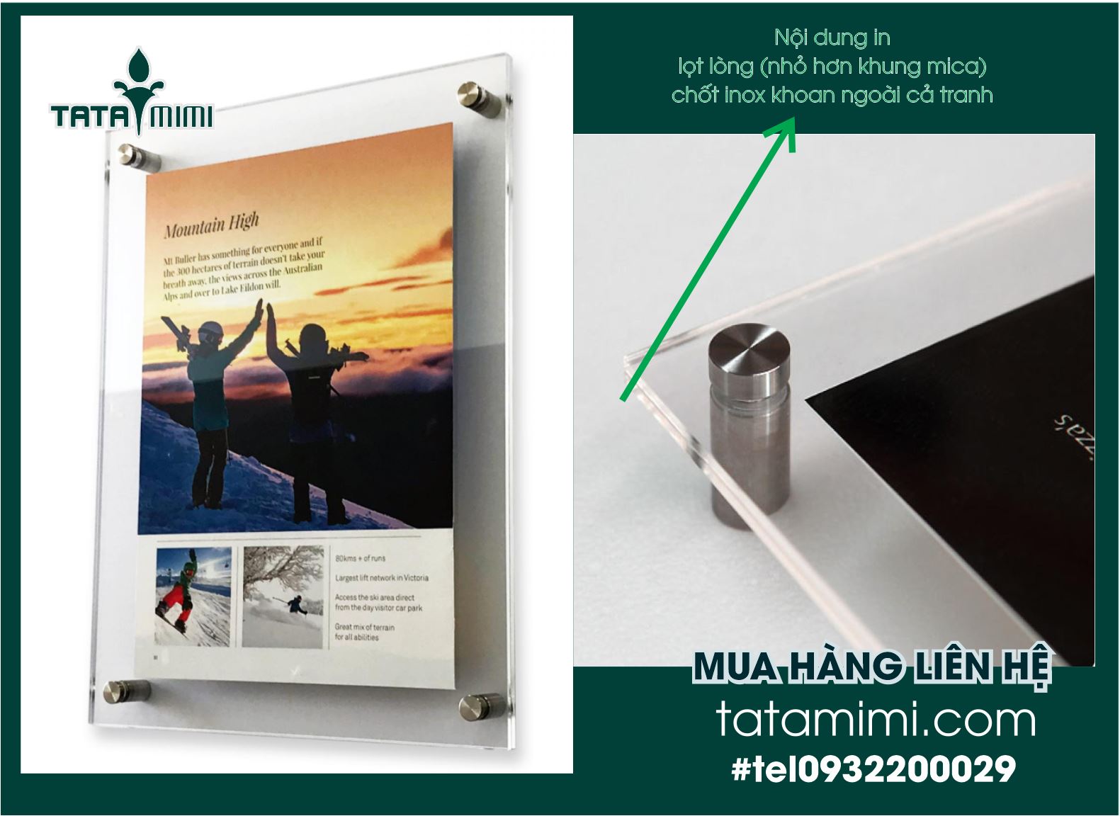 Khung Tranh, Khung Poster treo tường A1 giá cực tốt