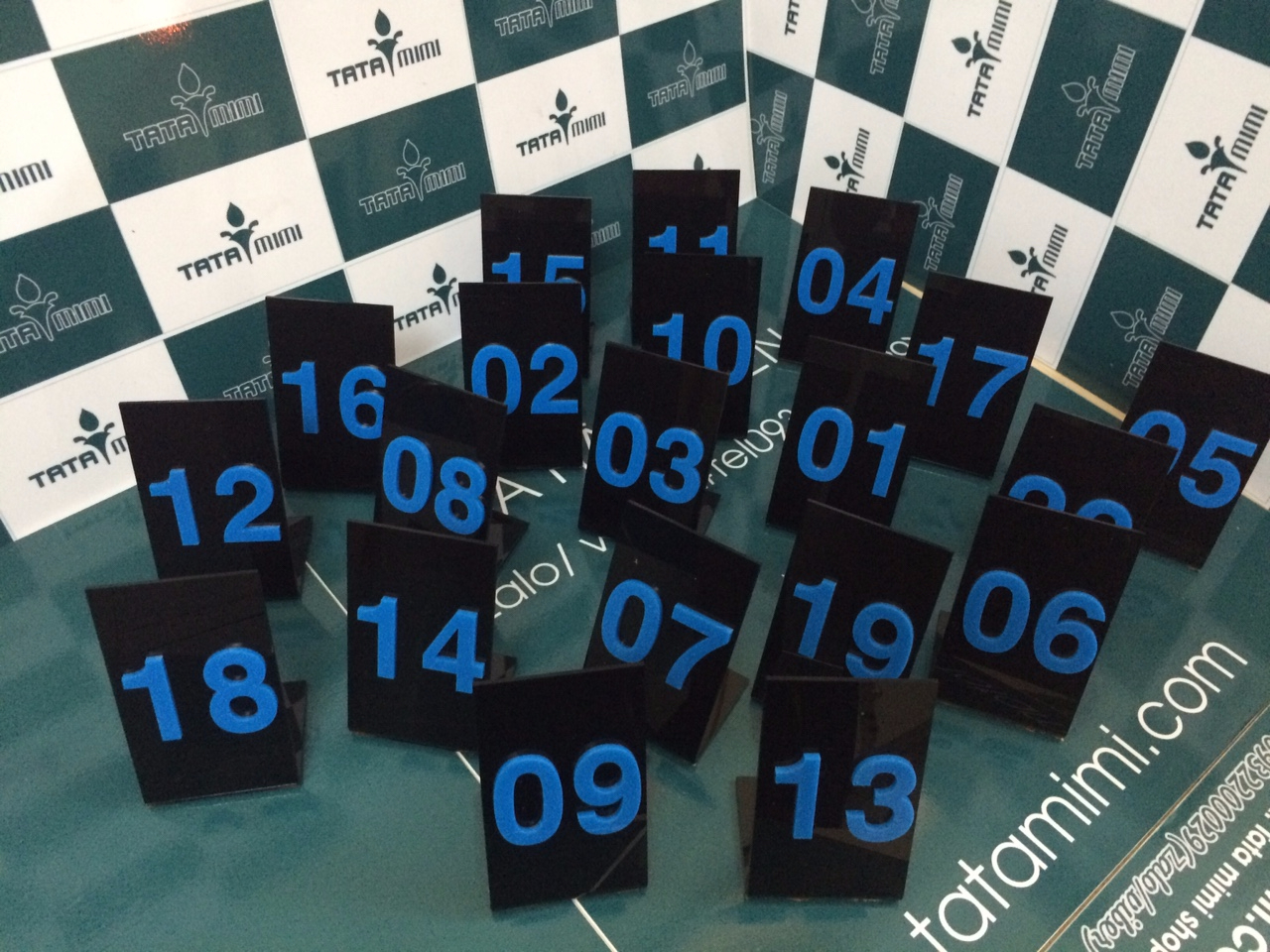 Thẻ đánh số mica