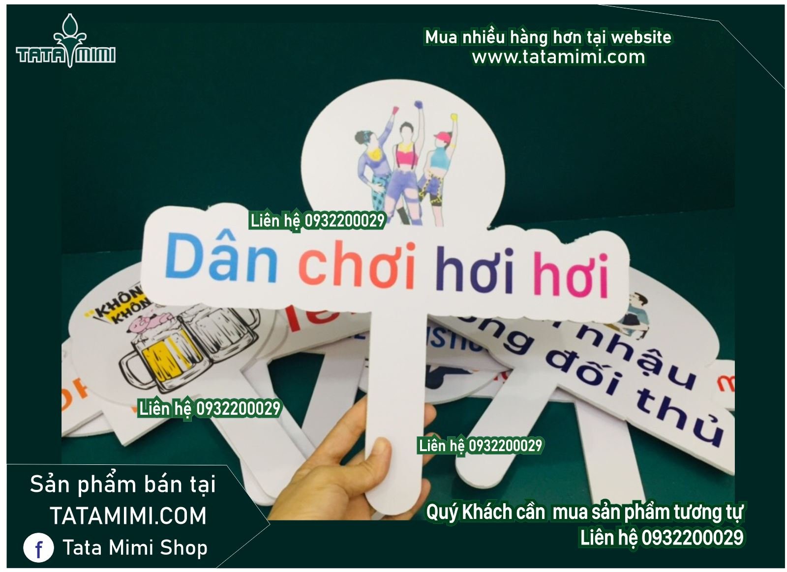 In biển chụp ảnh cầm tay kích thước nhỏ