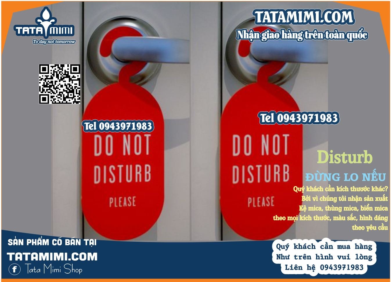 Biển móc treo không làm phiền