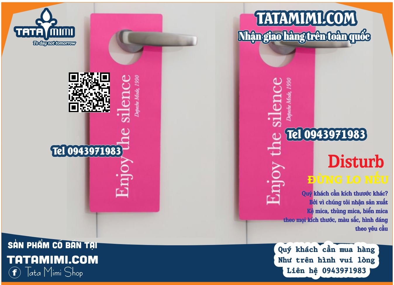 Biển móc treo không làm phiền