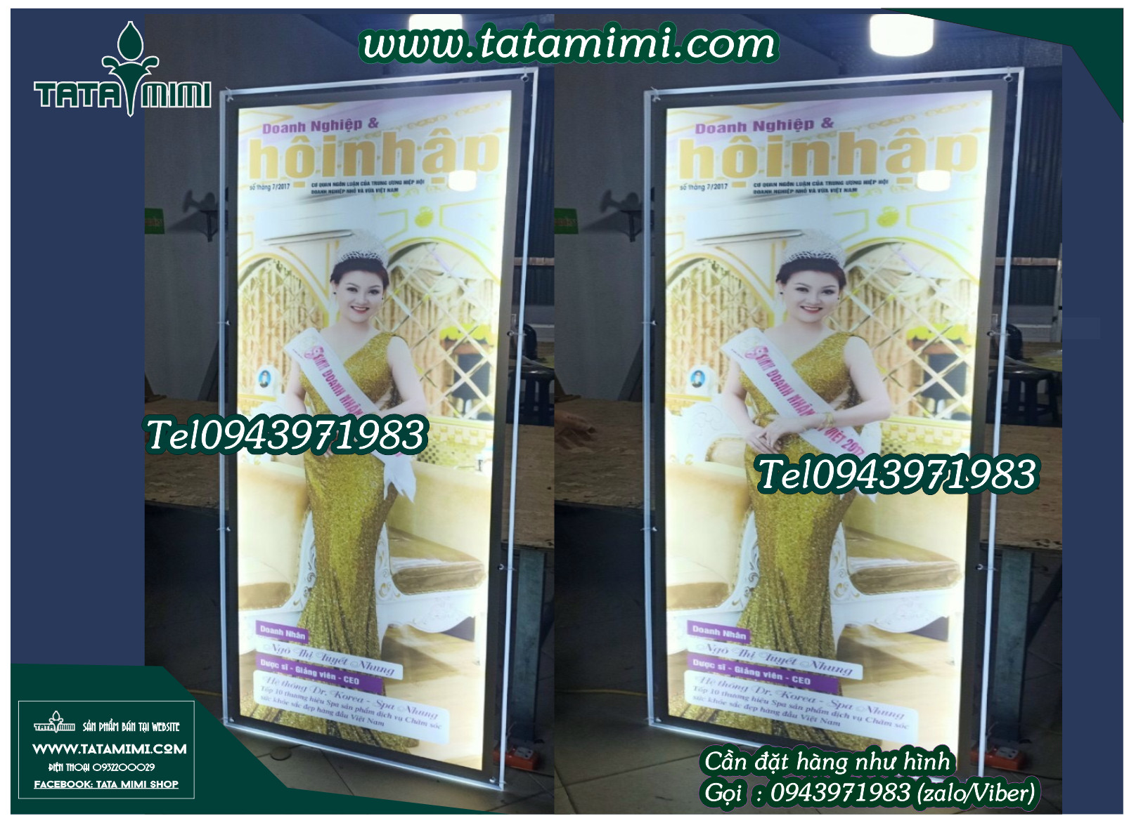 Bảng quảng cáo bằng mica