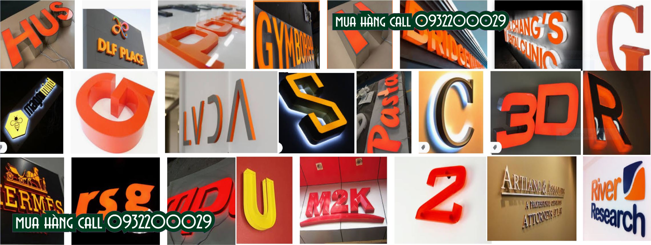 Cắt chữ với mica trong và mica màu