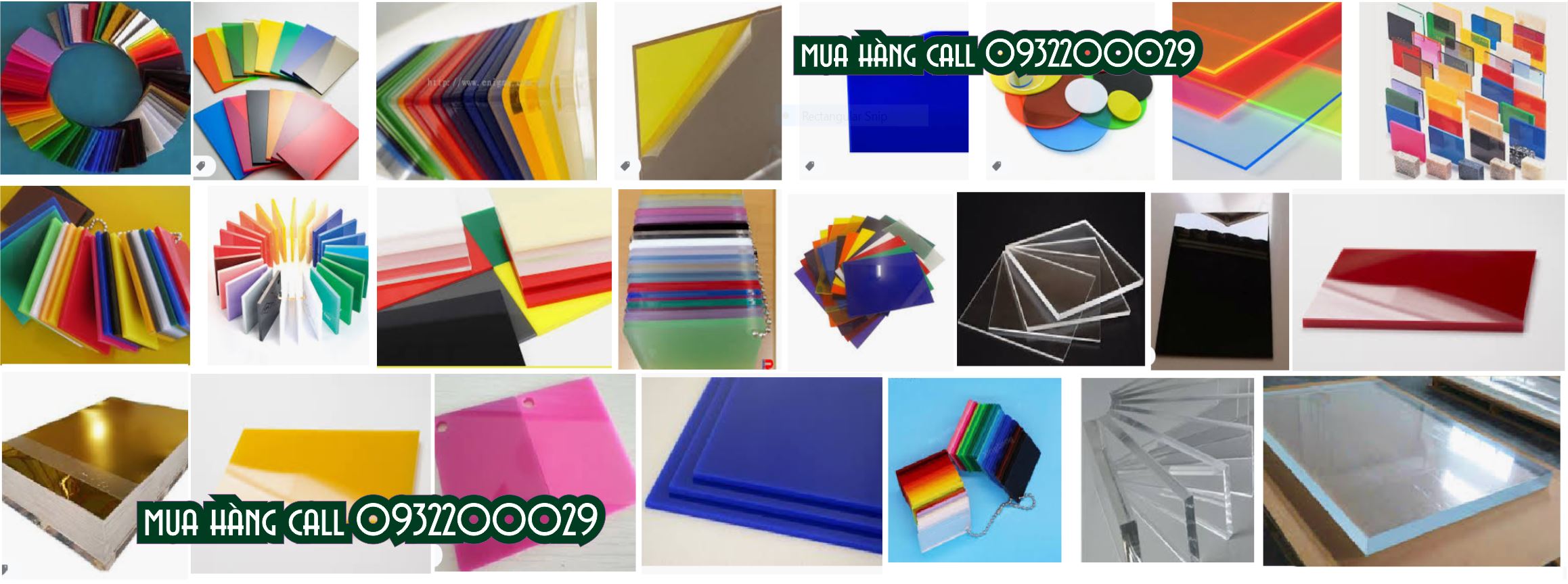 Mica được cắt thành tấm thành các hình dạng khác nhau