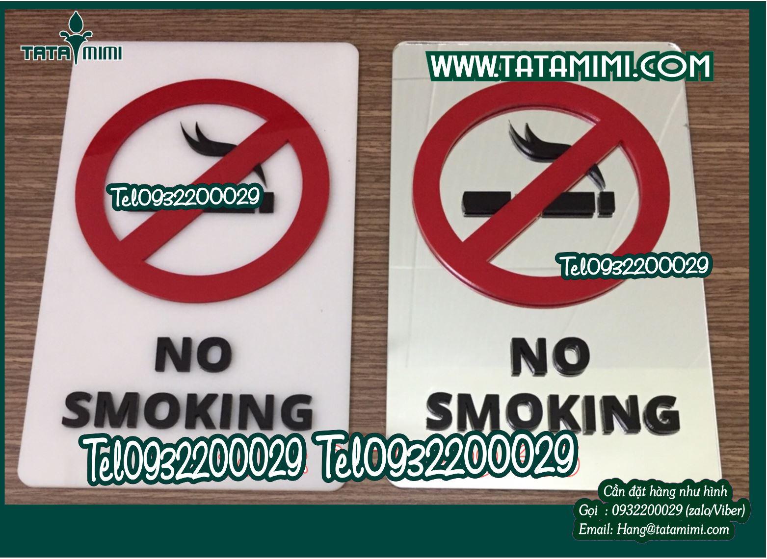 Biển no smoking- biển không hút thuốc