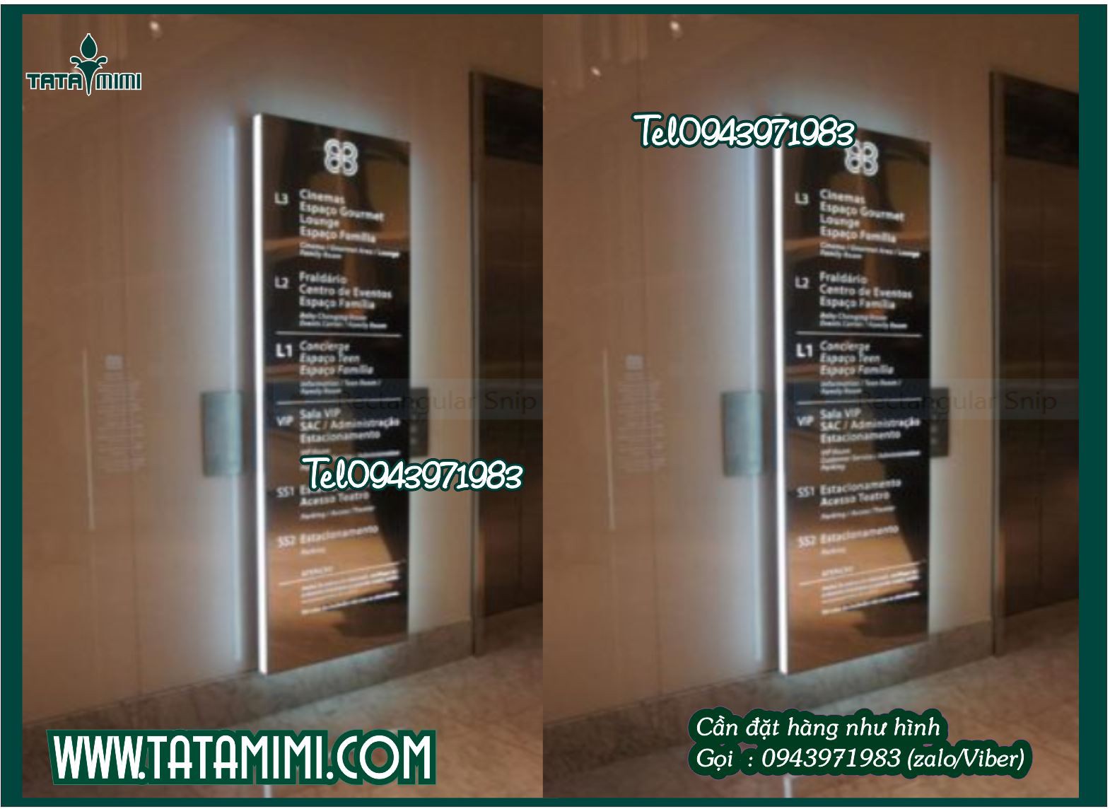 Biển menu nhà hàng – bảng chỉ dẫn innox