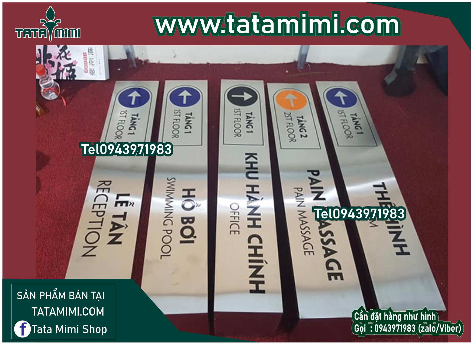 Biển chỉ dẫn cho tòa nhà lớn