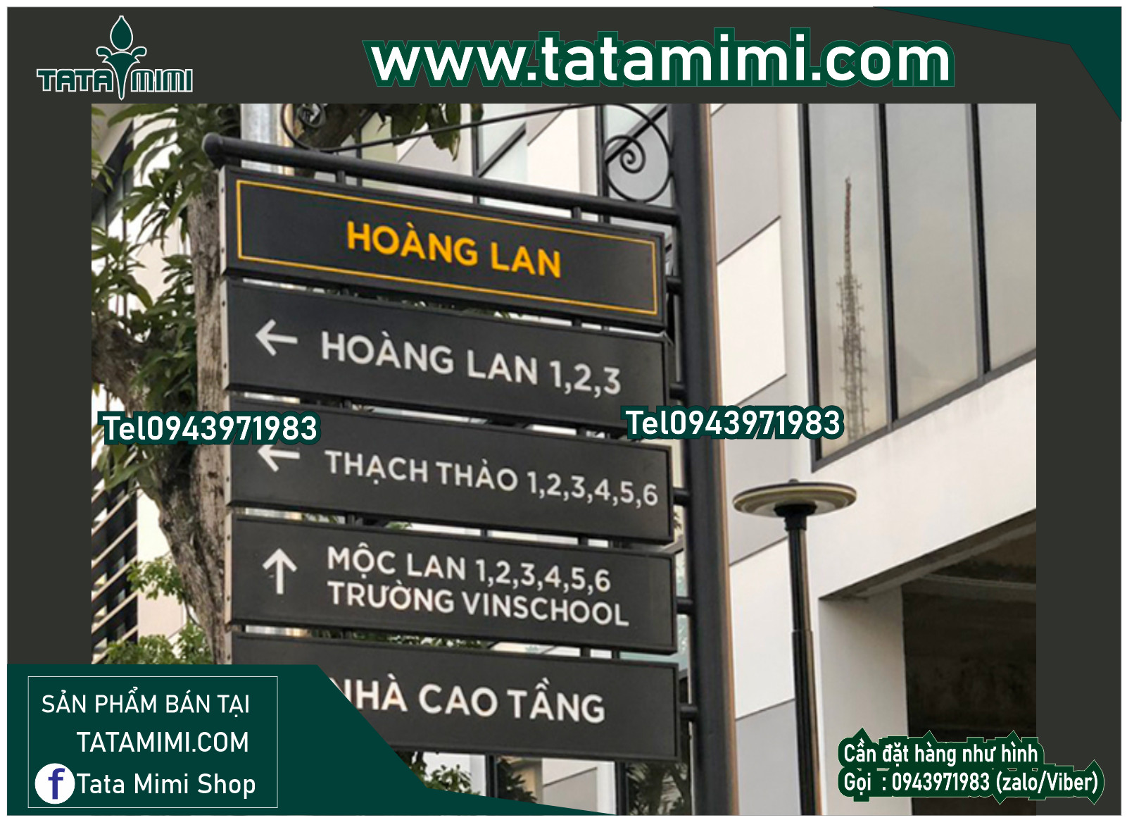 Biển chỉ dẫn cho tòa nhà lớn