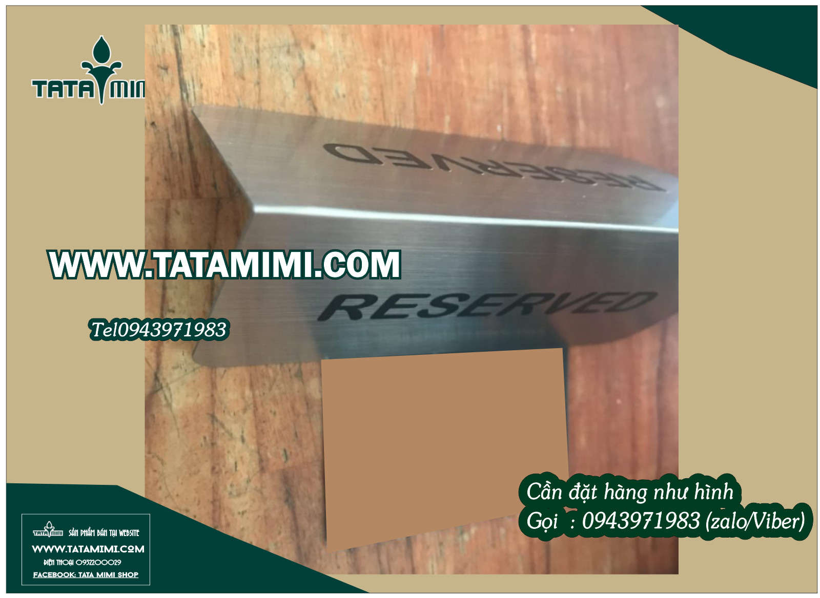 Biển chữ A để bàn nhiều ứng dụng