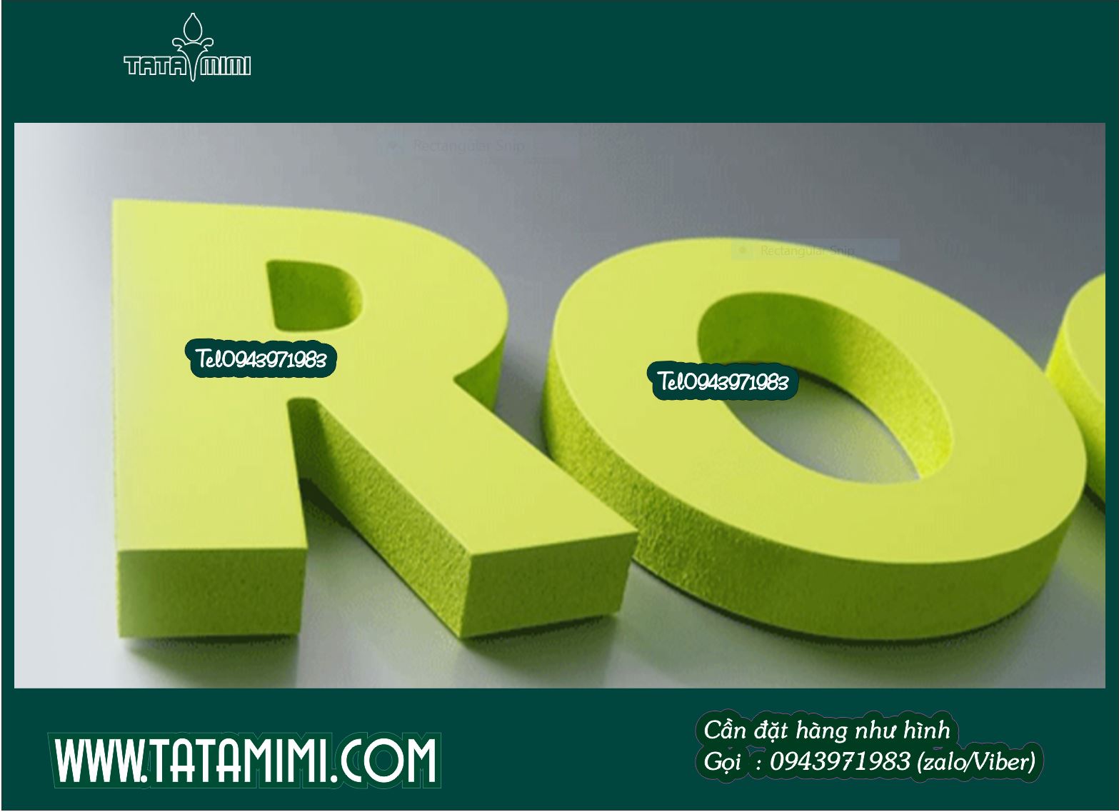 Cắt chữ với mica trong và mica màu