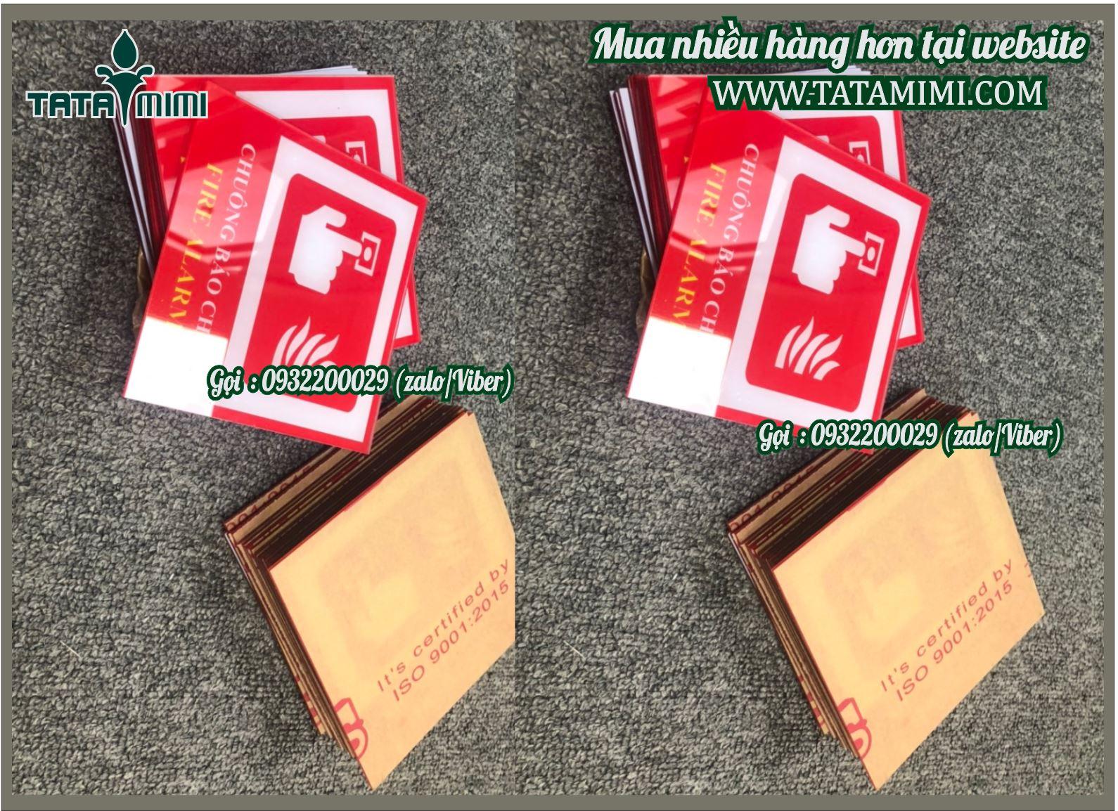 Bộ lệnh chữa cháy màu đỏ chú ý