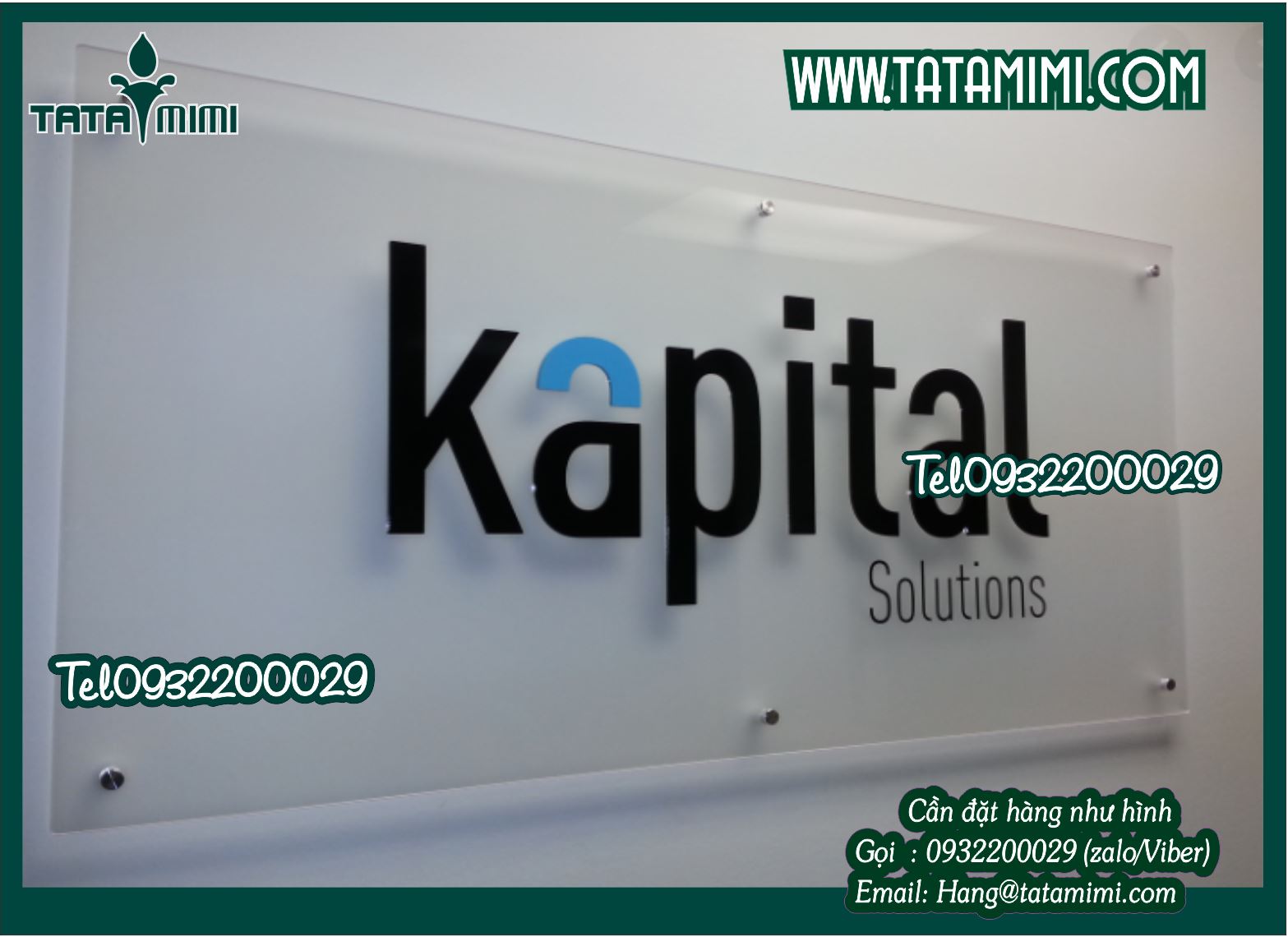 Backdrop in trực tiếp lên mica