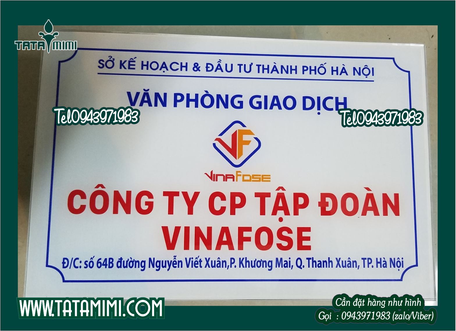 Các mẫu biển công ty hiện nay.