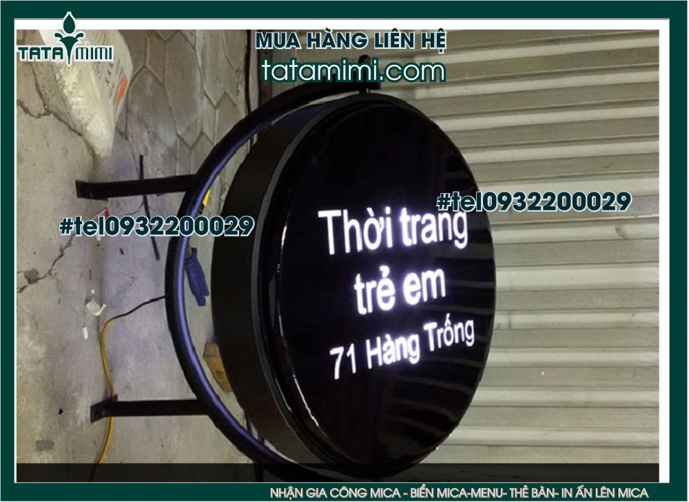 biển đèn hút nổi