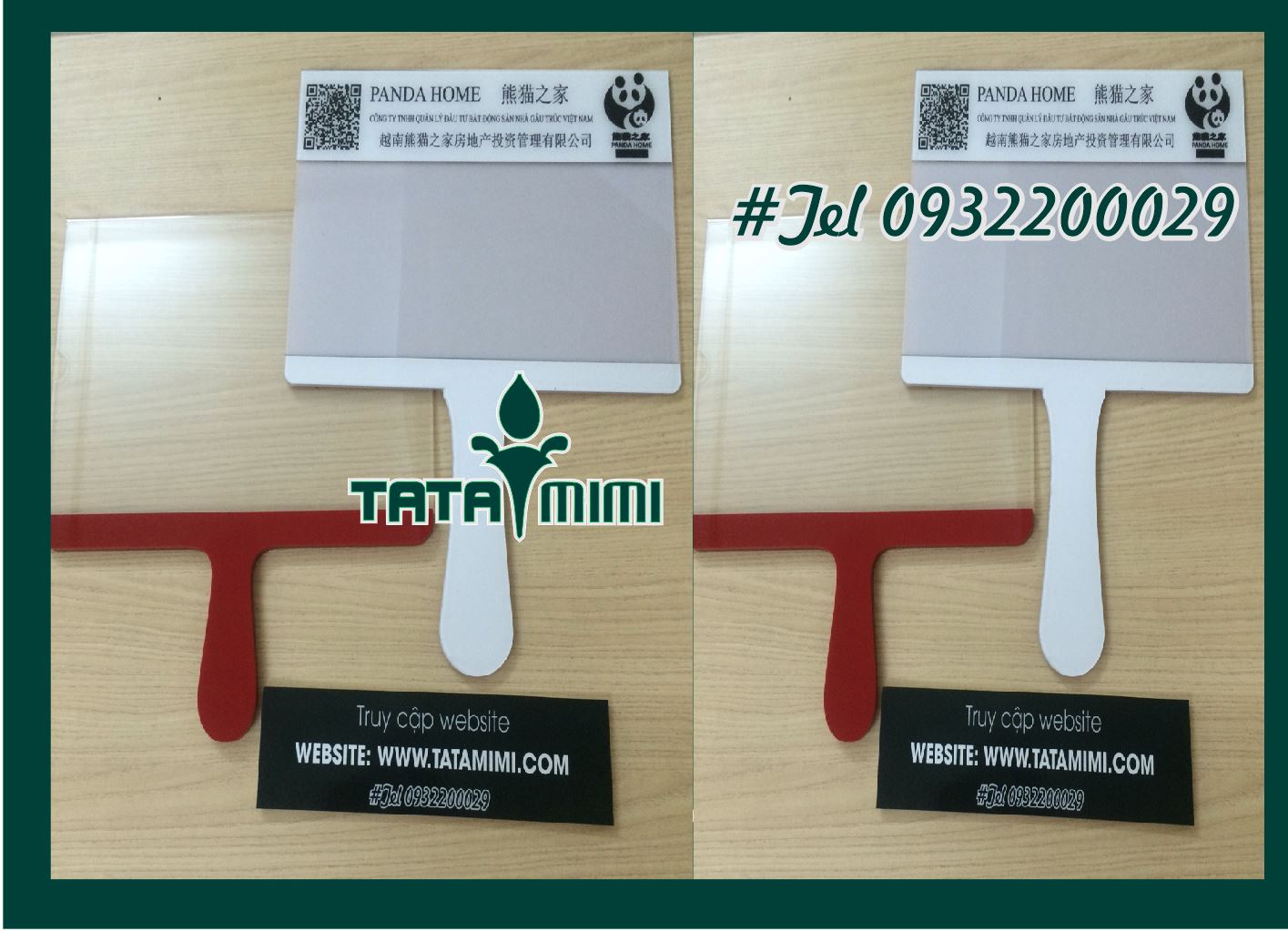 Biển đón cầm tay