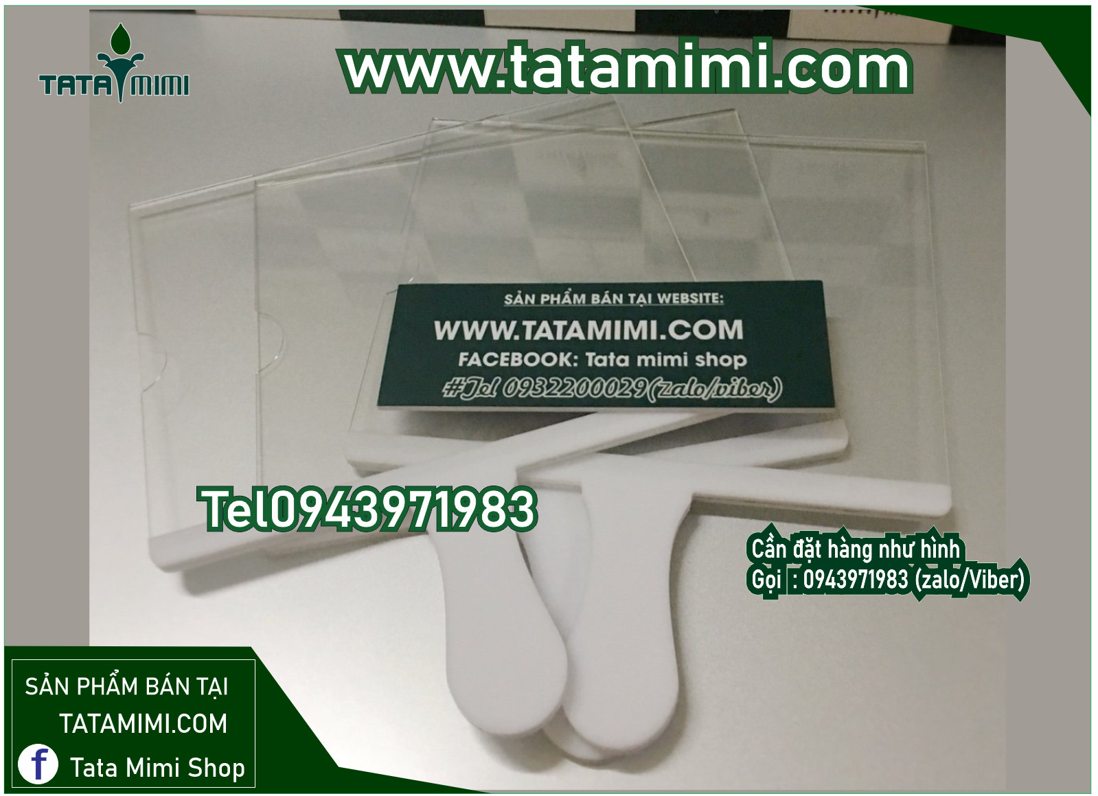 Biển cầm tay nên in logo kích thước sao