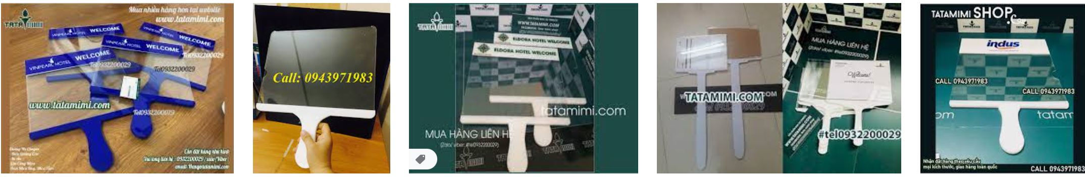 Biển đón cầm tay