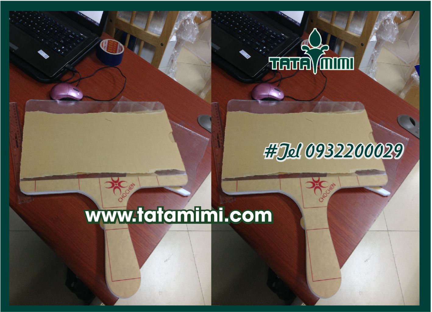 Biển A4 in logo cầm tay đón sân bay