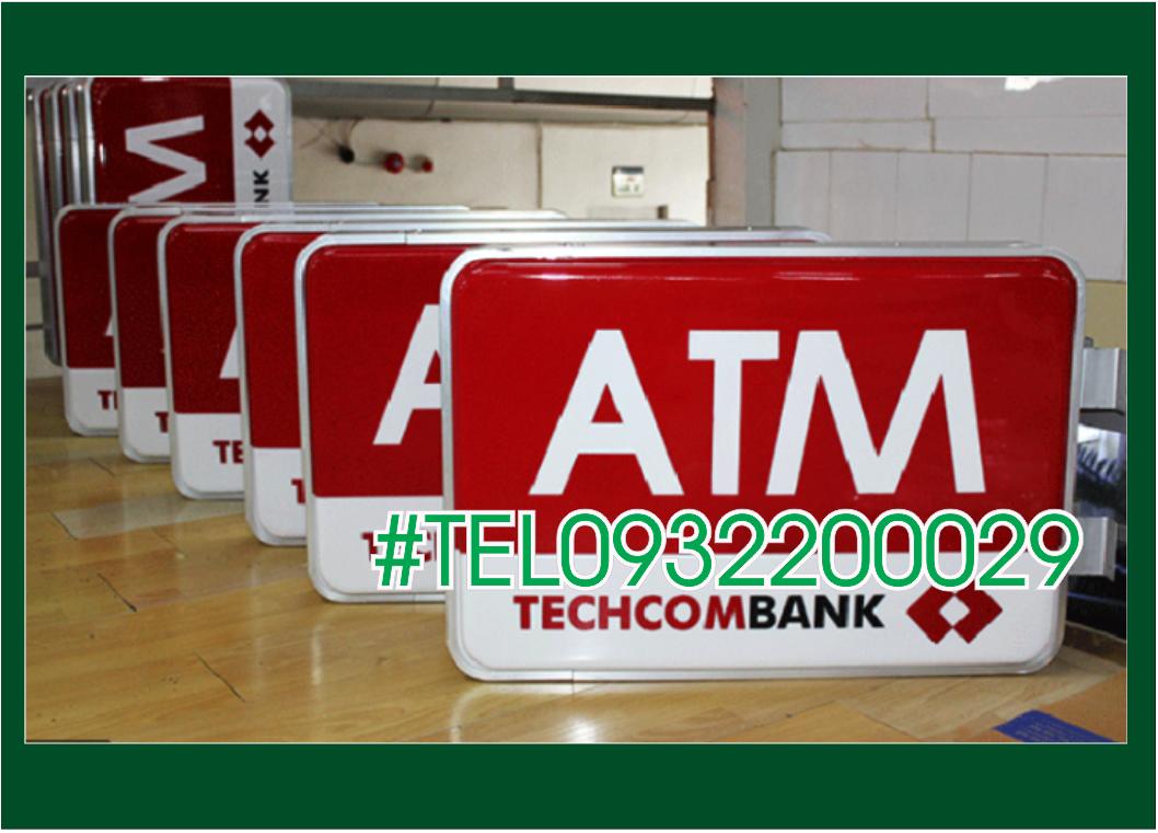 Biển công ty hút nổi có led cộng chân sắt