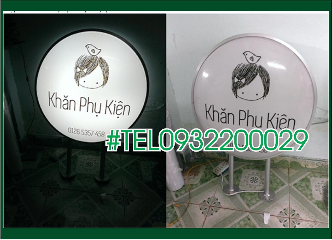 Biển hộp đèn có led có làm được 2 mặt nội dung không