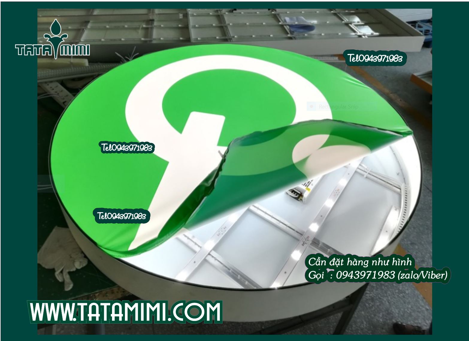 Biển công ty hút nổi làm trong ngày