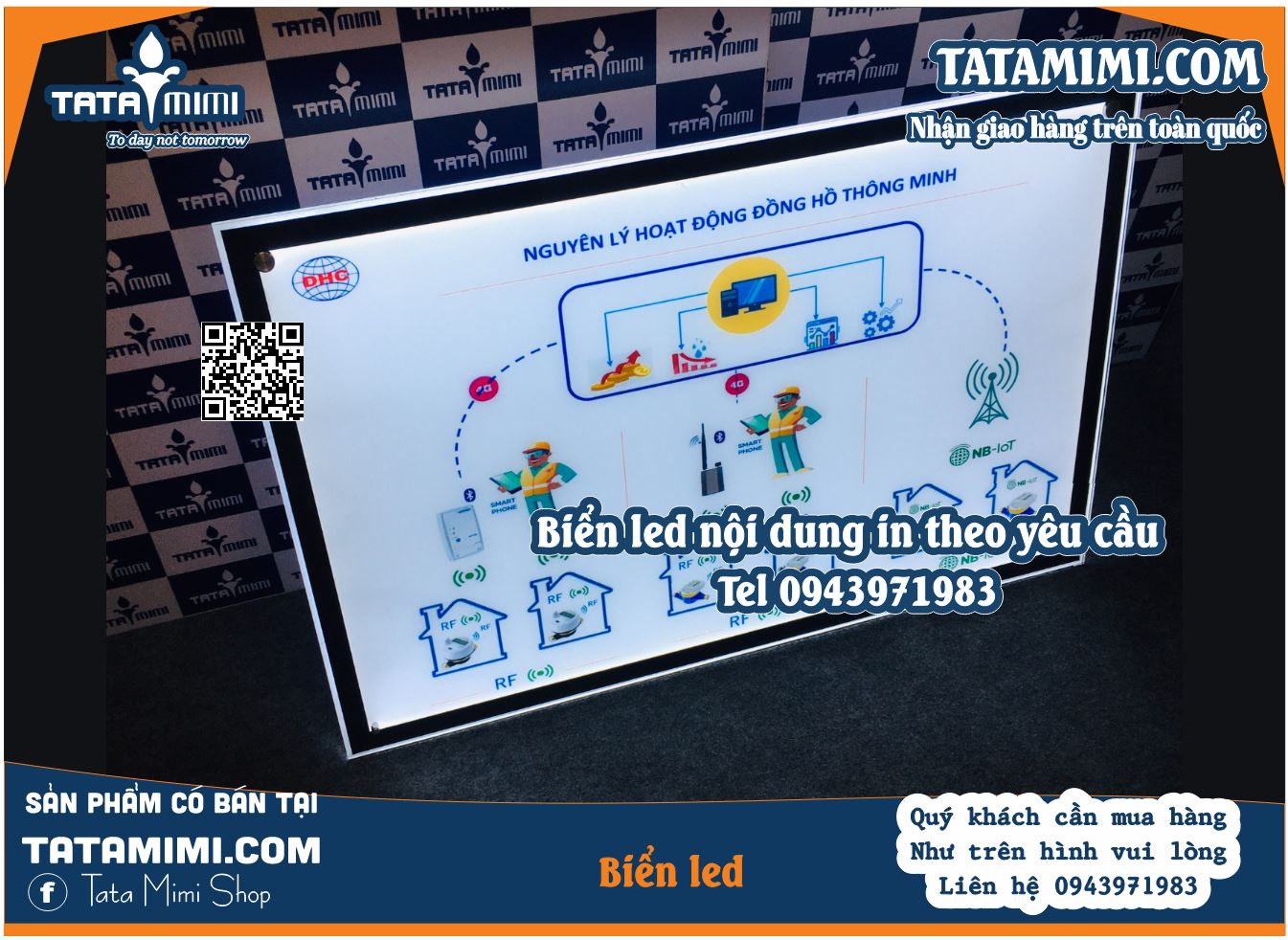 Biển quy trình làm từ mica với nội dung in decal