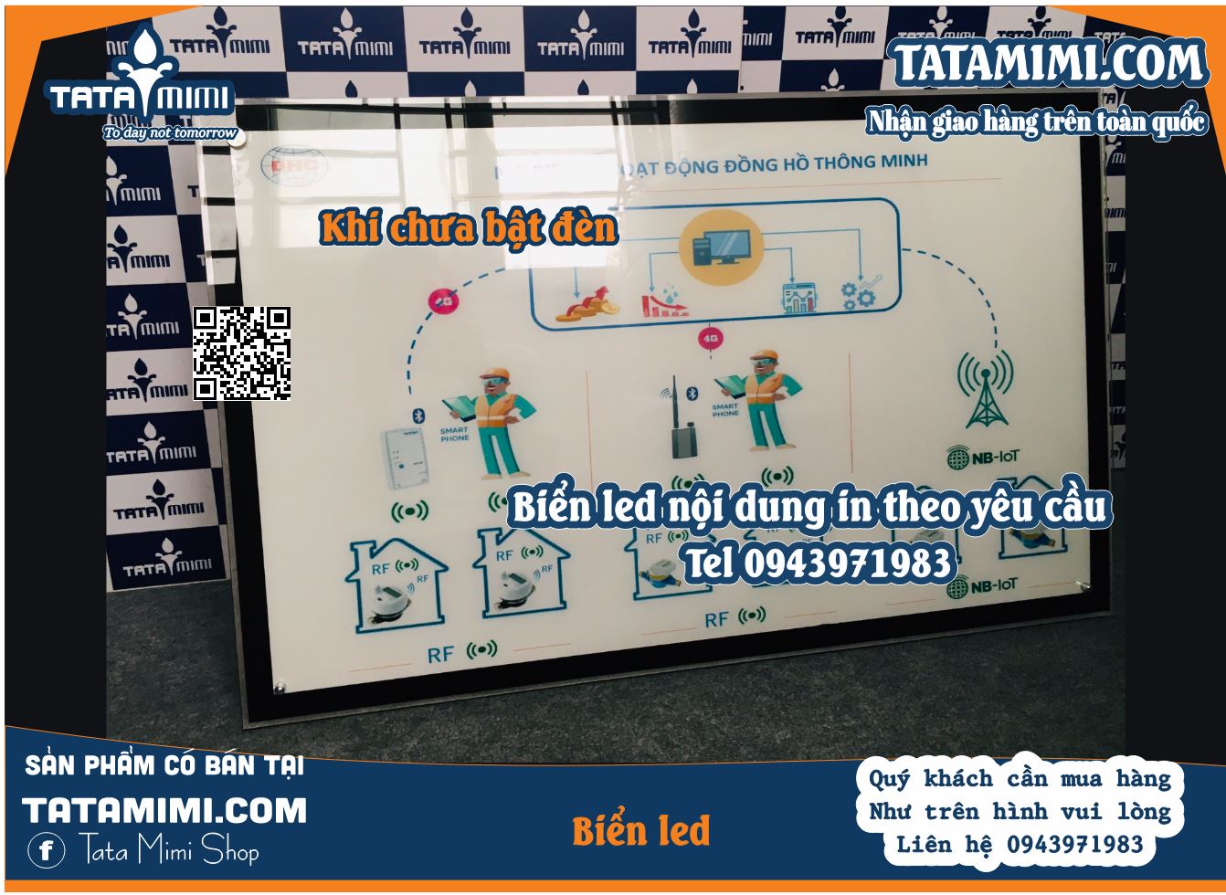 Biển quy trình làm từ mica với nội dung in decal