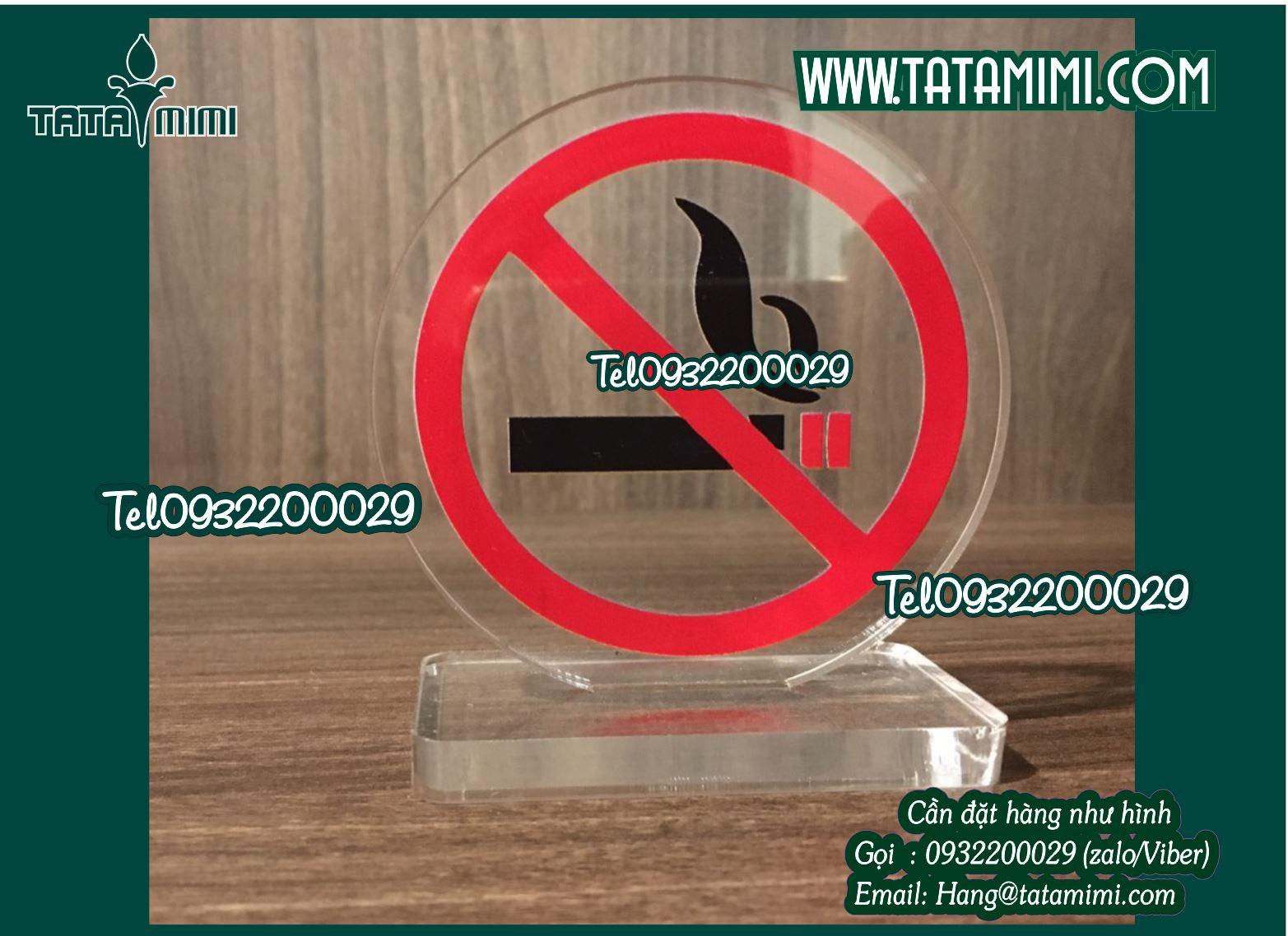 Bảng cấm hút thuốc để bảo vệ sức khoẻ