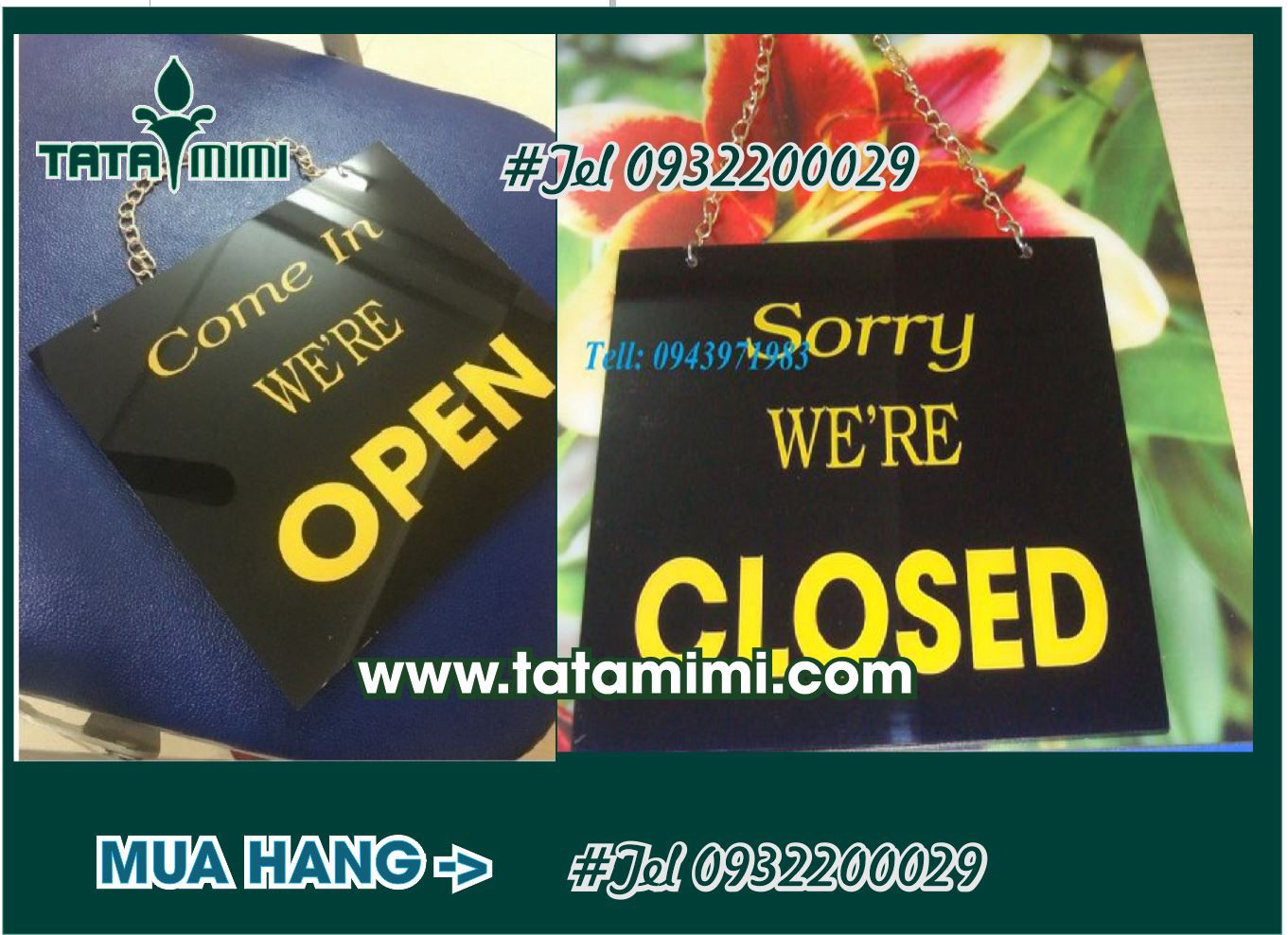 biển open close