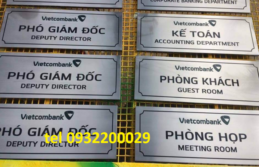 Bảng phòng ban alu mica