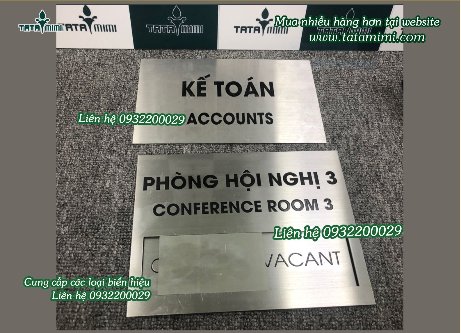 Bảng phòng inox lấy liền