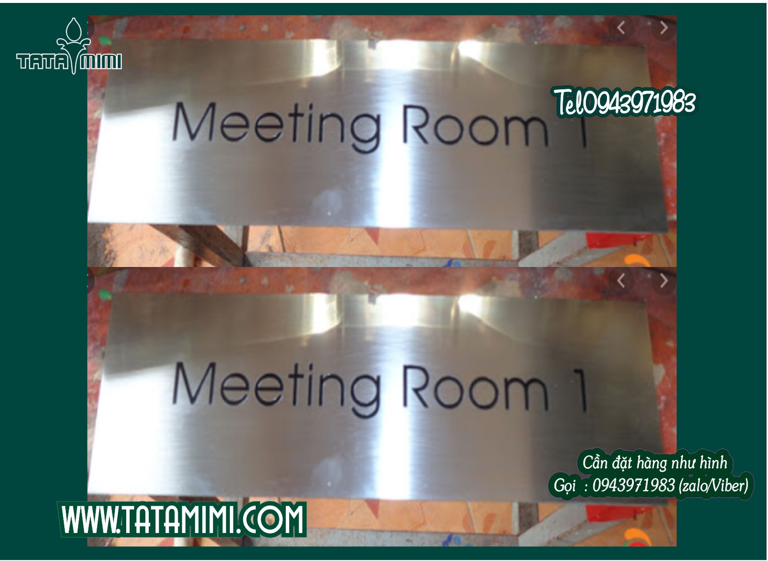 Inox để làm biển phòng ban