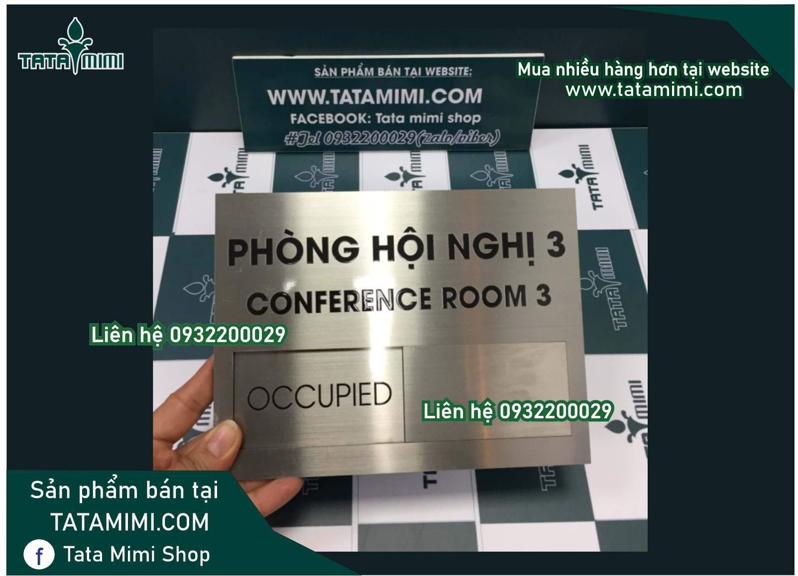 Biển tên phòng ban từ inox
