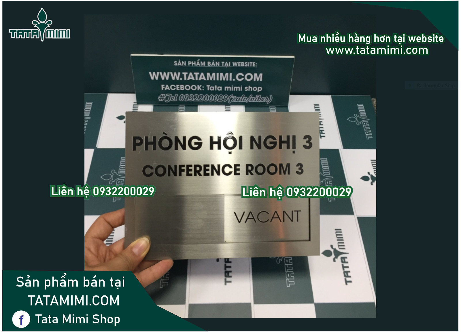 Biển phòng ban từ mẫu đơn giản hay cầu kì