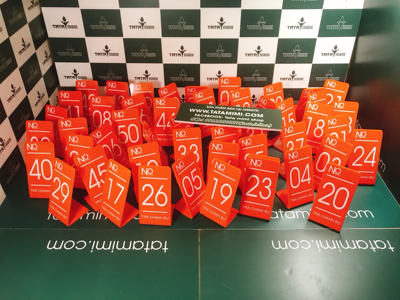 Kích thước số bàn mica