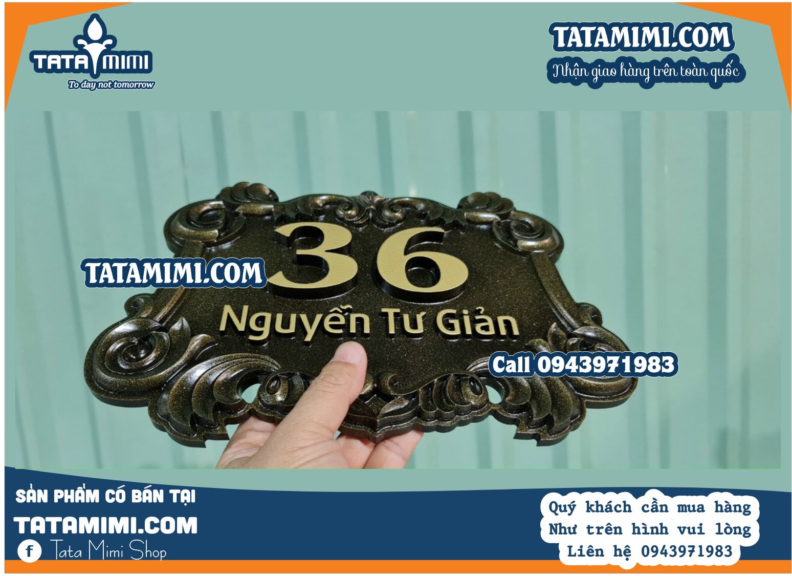 Số nhà làm chữ nổi inox