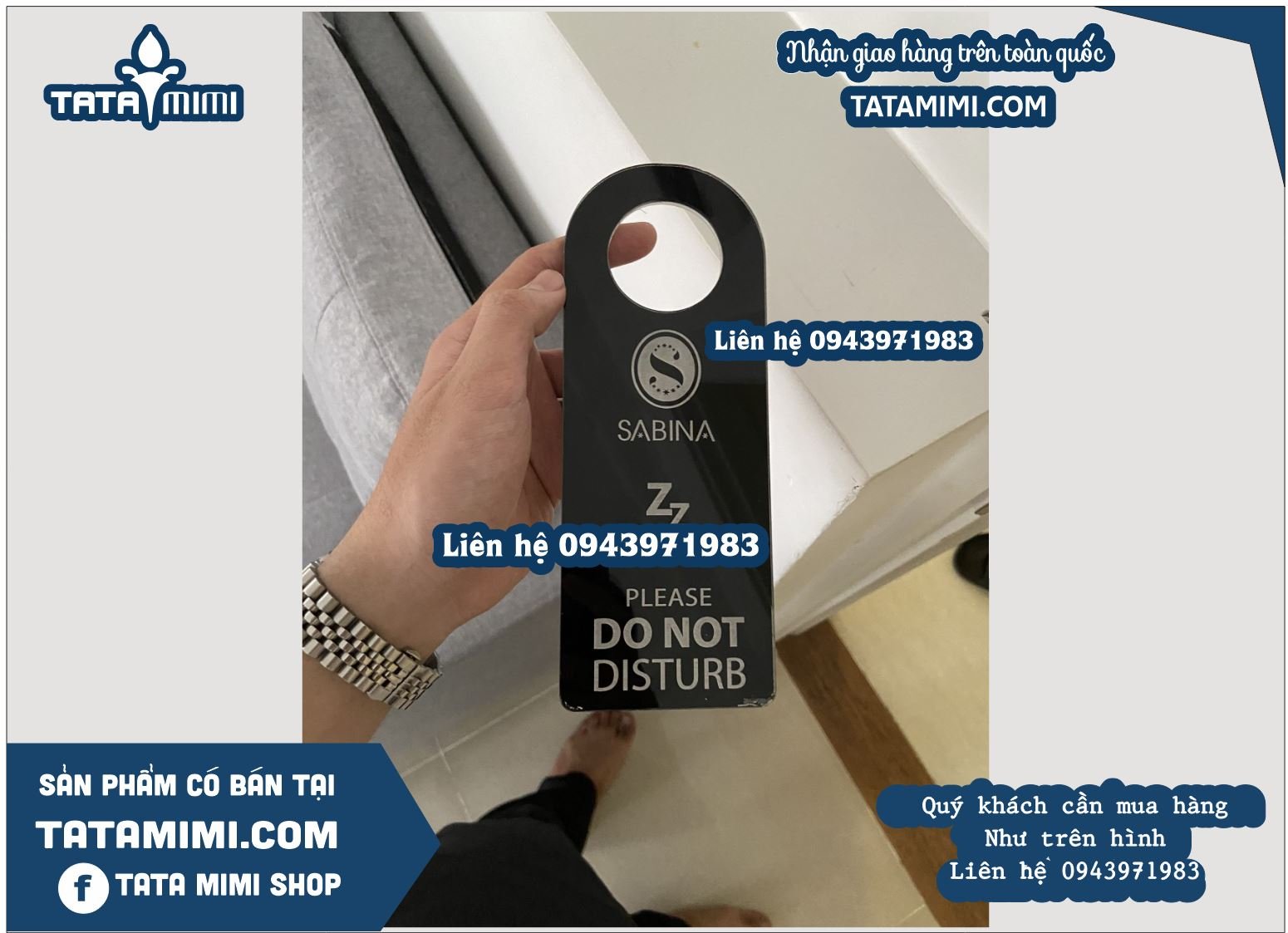 Biển treo phòng khách sạn