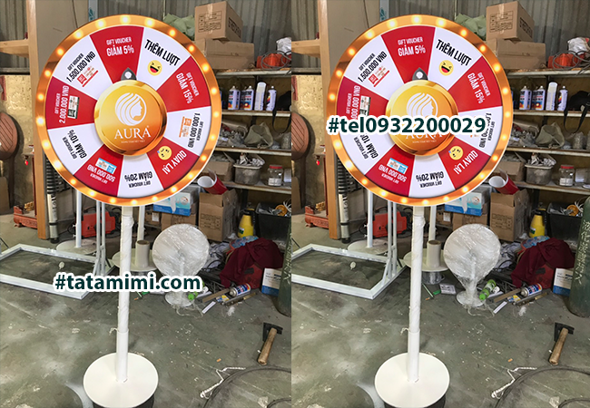 Sản xuất vòng quay trúng thưởng