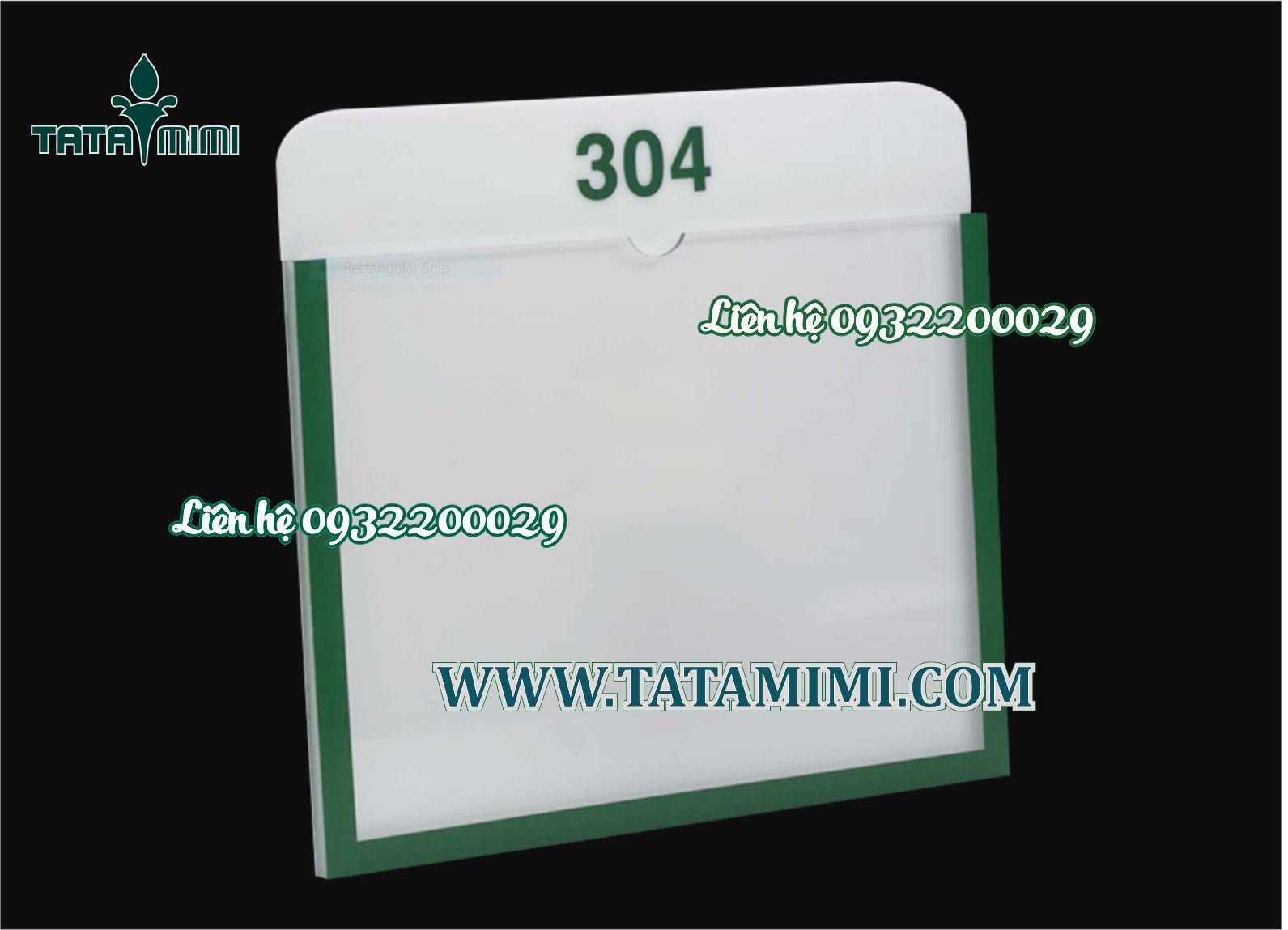 Bảng mica gắn tường công nhân chấm công