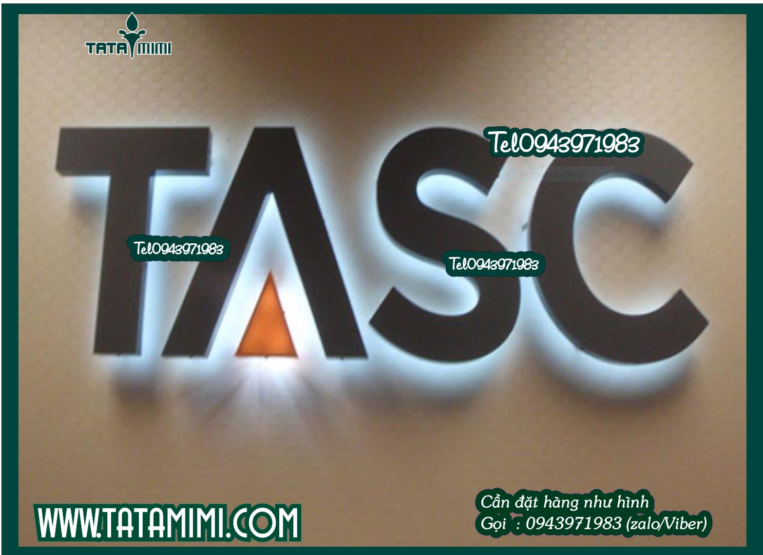 Hút nổi mica thành chữ