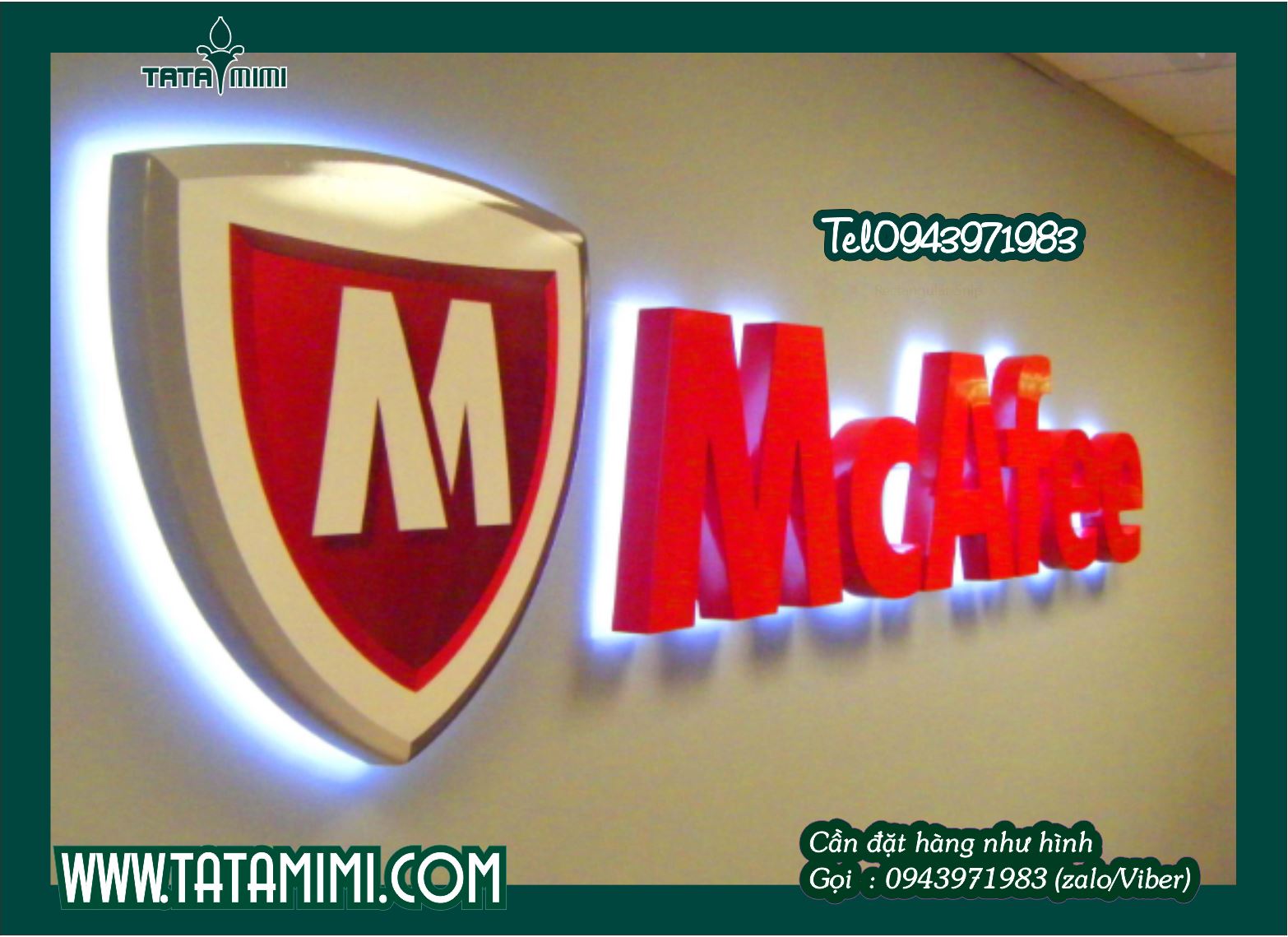 Hút nổi mica thành chữ