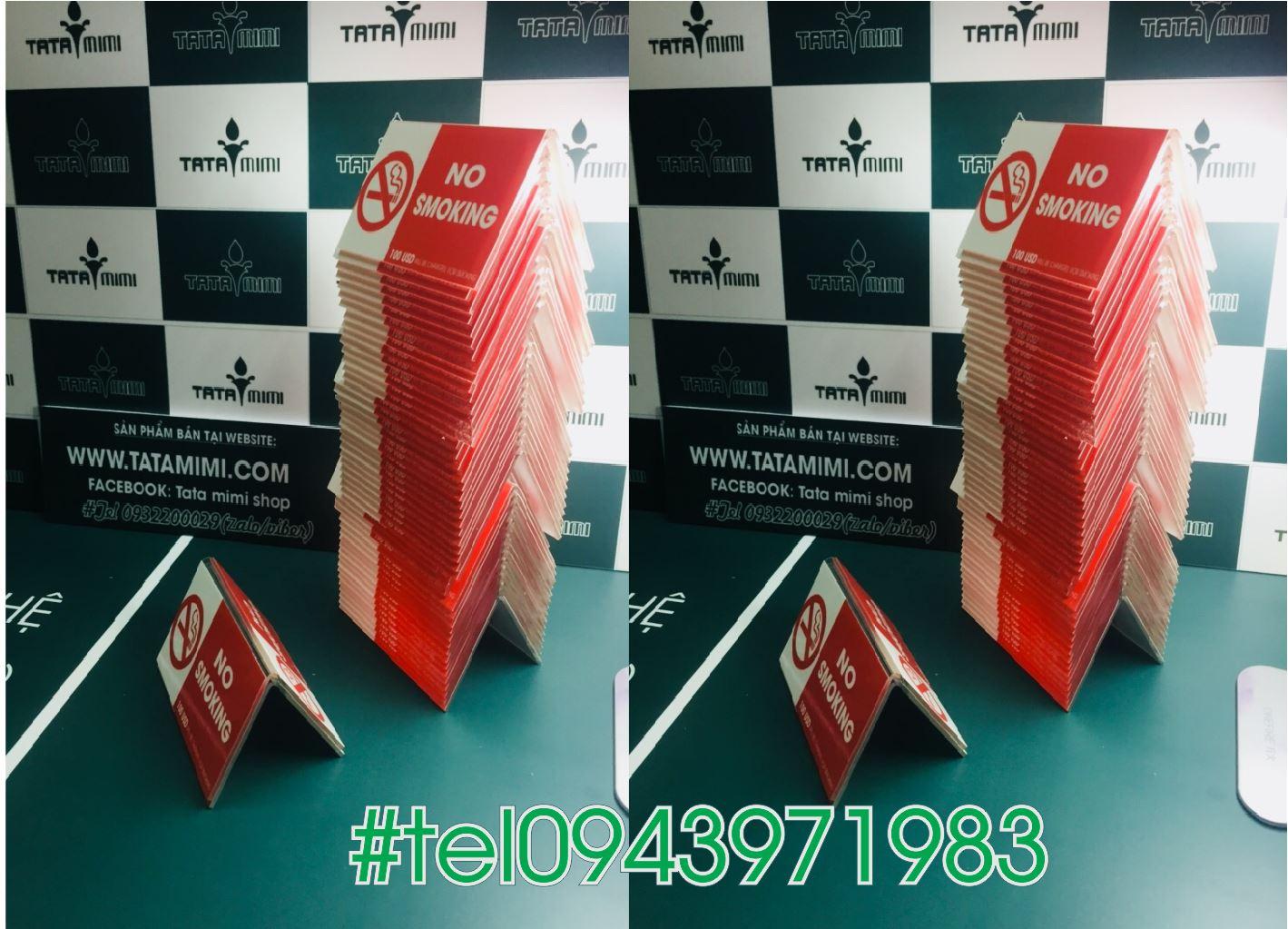 Biển no smoking – mẫu biển không hút thuốc nơi công cộng