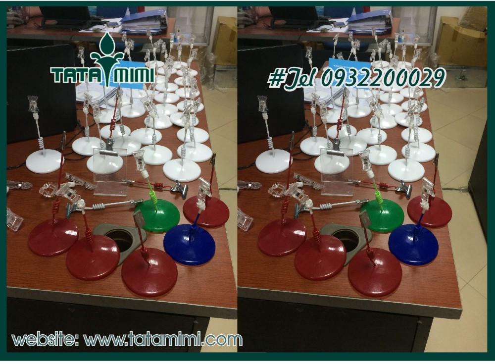 Kẹp pop mica- sắt - inox có sẵn tại kho