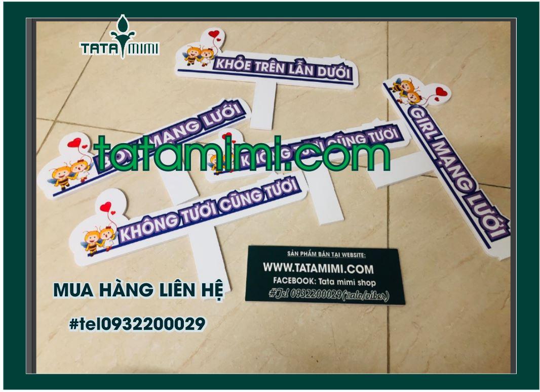 Biển chụp ảnh cầm tay làm từ fomex độ dày 8mm -5mm