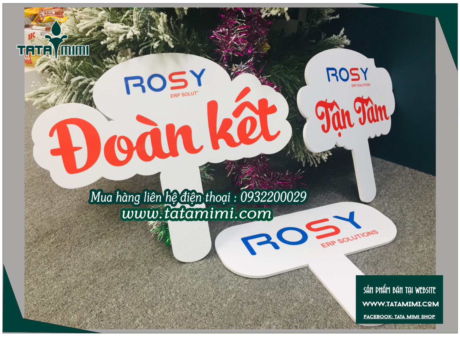 Biển cầm tay chụp ảnh nên làm fomex dày 5mm trở lên