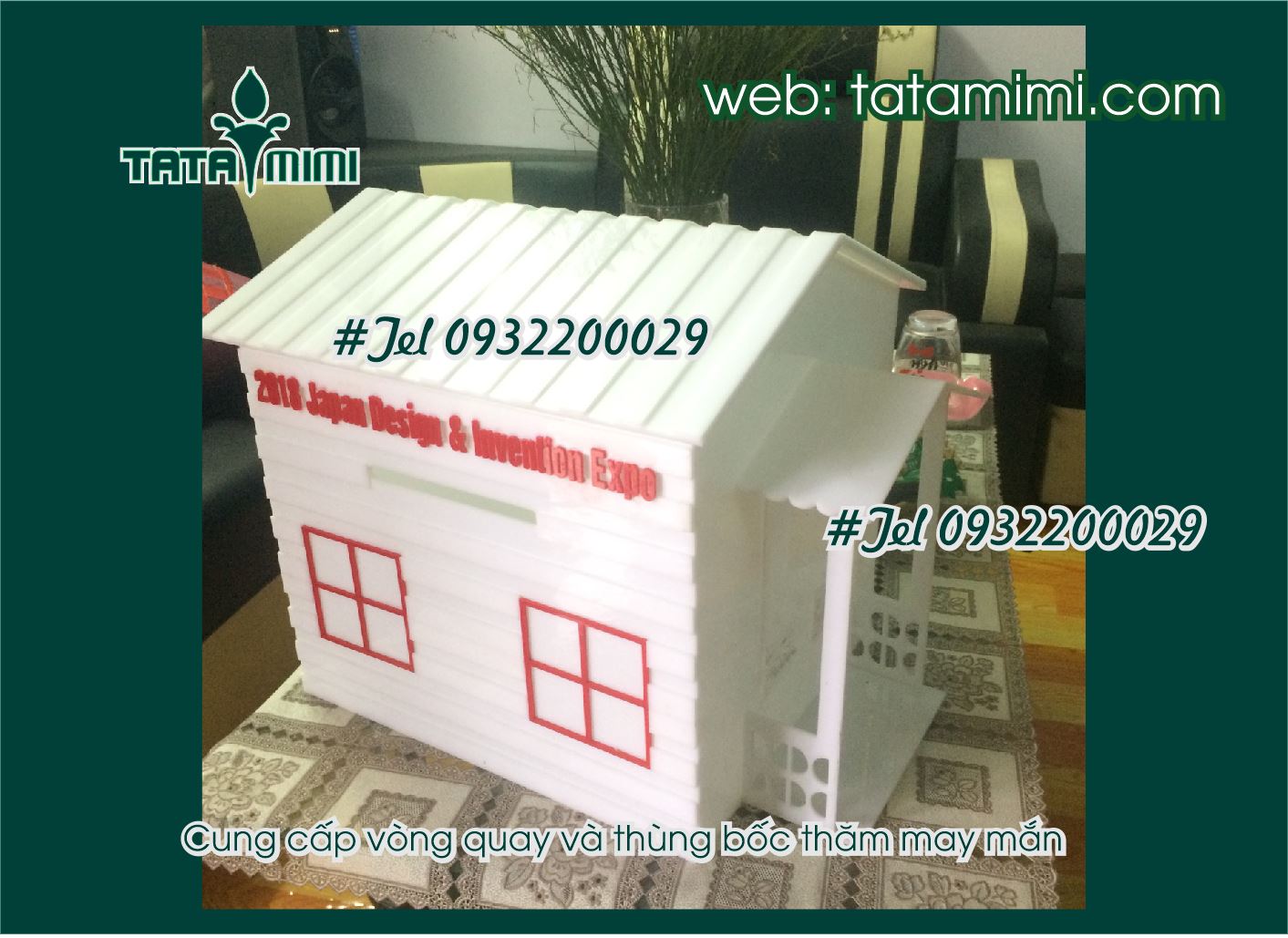 Hòm thư góp ý sản xuất từ mica trắng sữa