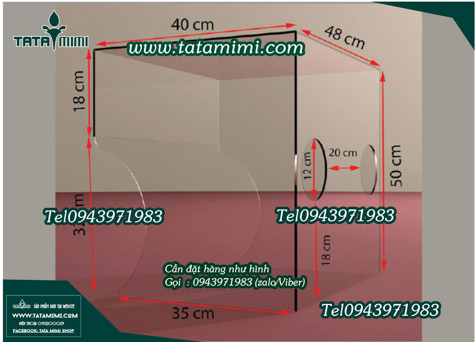 Hộp chụp-hộp ngăn-hộp mica