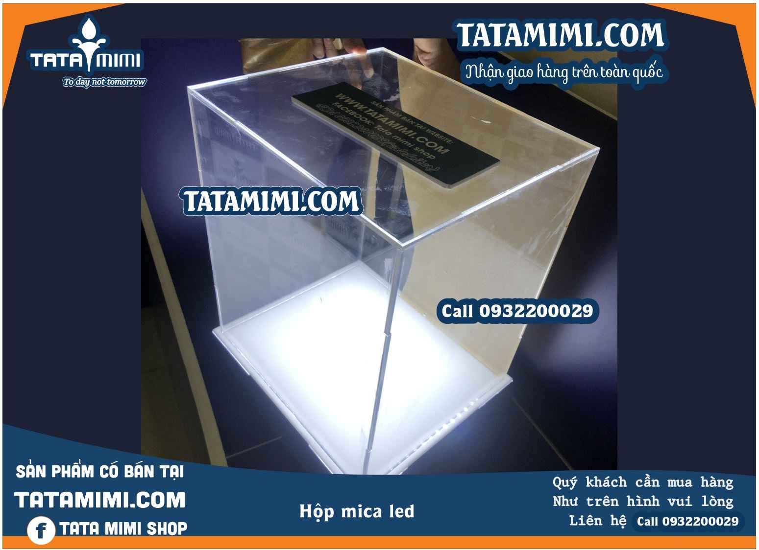 Thùng mica kích thước lớn làm từ mica 5mm